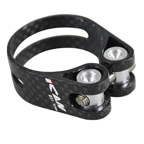 ICAN Carbon Fiber Seat Clamp 31.8mm for 27.2mm Seat Post Height 15mm