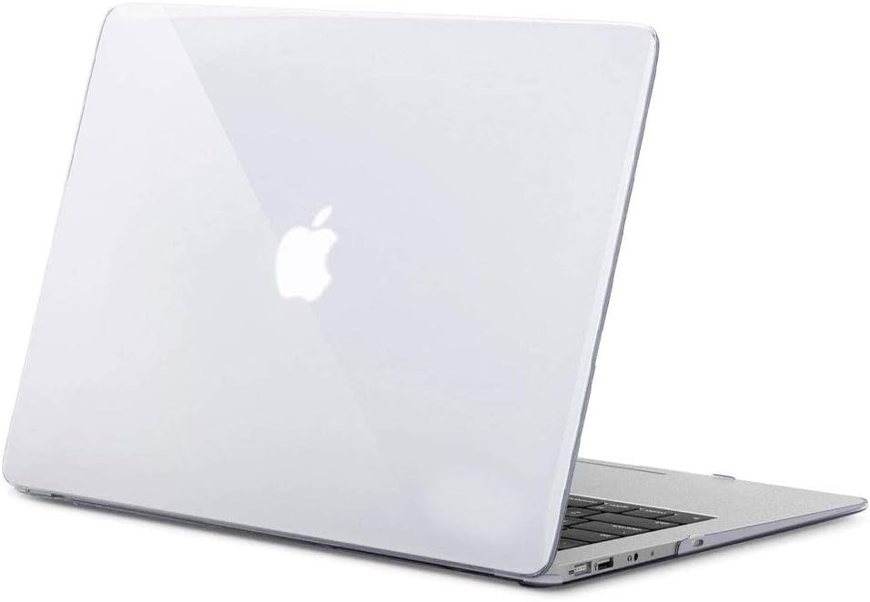 MARGOUNfor MacBook Air 13 Inch Case 2010-2018 Release Model A1369 / A1466, Plastic Hard Shell Case Cover for Mac Air 13 inch (clear)