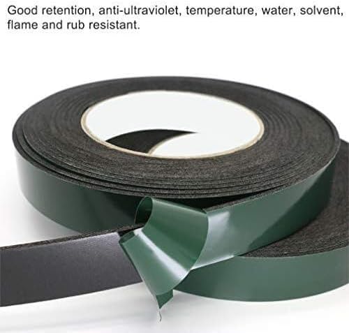 Strong Double-Sided Tape,Office Tape 2 pcs Thickness 3 mm width10-50 mm 5 Meters Long Double Sided Sponge Tape Mounting Adhesive Tape Roll Cars Trims(15 mm*3 mm*5 Meters)