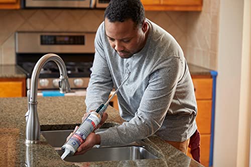 GE Sealants & Adhesives GE612 Tub & Tile Silicone 1 Sealant, 10.1oz, Clear (Pack of 3)