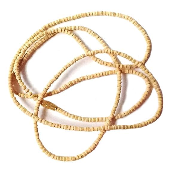 Image of Original Tulsi Kanthi for Neck Men and Women -2 Round Tulsi mala /kanthi mala /tulsi for neck