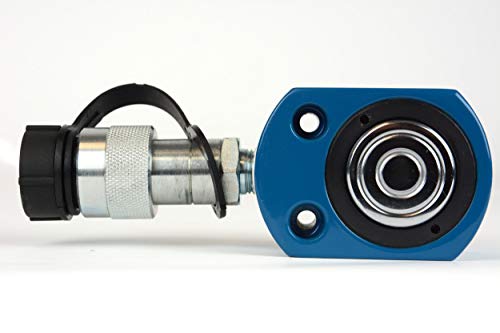 Image of TEMCo HC0031 Low Profile Height Hydraulic Cylinder Puck 10 Ton, 0.39 inch Stroke (Optional Tonnages Availiable)