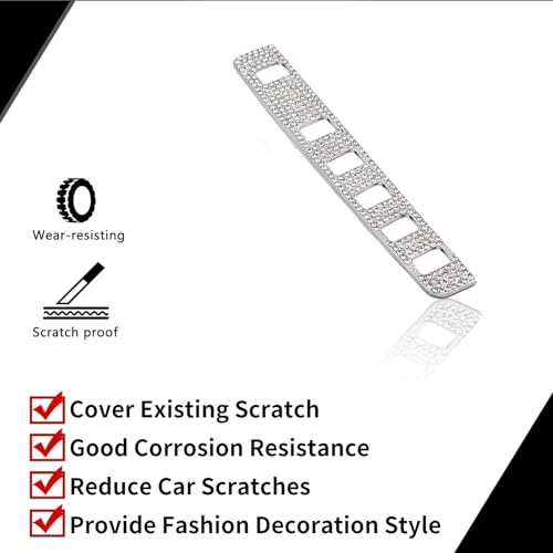 Image of Bling for Honda Car Accessory Gear Display Frame Cover Fit for 11th Gen Honda Accord Civic CR-V 2024.(Silver 7)
