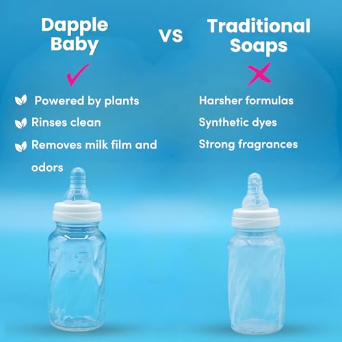 Image of Dapple Baby Lavender Bottle & Dish Soap - 16.9 fl oz - Plant-Powered Cleaner for Baby Bottles, Pump Parts, and Sippy Cups