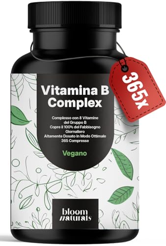 Vitamina B Complex – 365 Compresse – Complesso Vitamina...