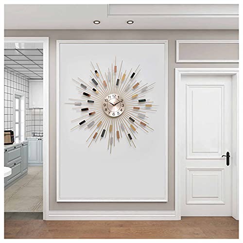 Horloge murale 24 pouces silencieuse mécanisme à quartz fluide grand cadran