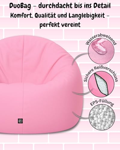 PATCH HOME 2-in-1 Sitzsack Sessel - Gaming Bean Bag mit Reißverschluss - Bereits befüllt… – Ansicht 4