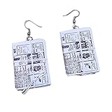 No importa si usa estos llamativos aretes con una camiseta o un vestido, quedan perfectos.