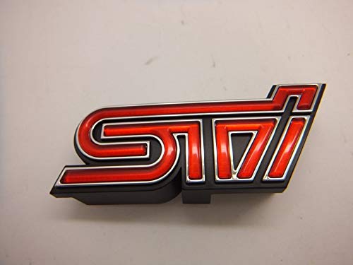 Amazon | スバル WRX STI(D年改)赤色 STI フロント | エンブレム