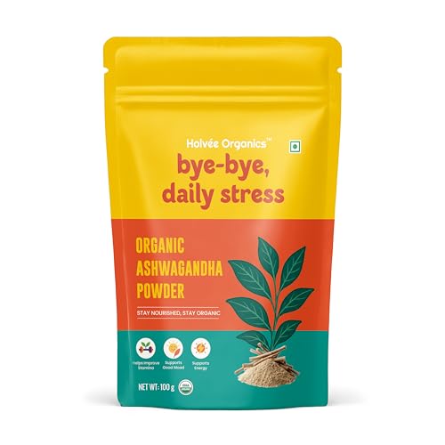 Image of Premium Organic Ashwagandha Powder 100g | USDA Certified | Withania Somnifera Root Powder | Helps Reduce Stress, Supports Energy | Pure & Natural