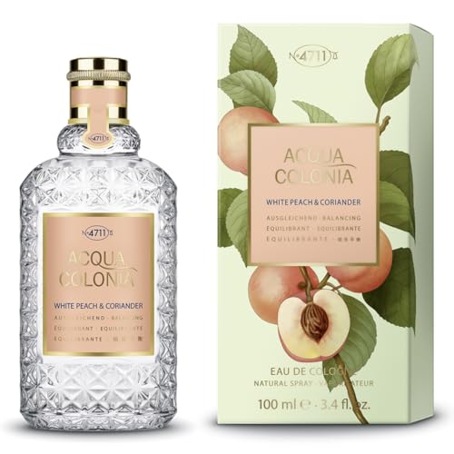 4711 Acqua Colonia - White Peach and Coriander by Muelhens for Unisex - 3.4 oz EDC Spray
