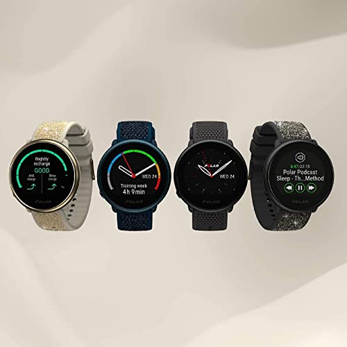 Polar Cinturino 20mm fkm/cristsalli Oro S