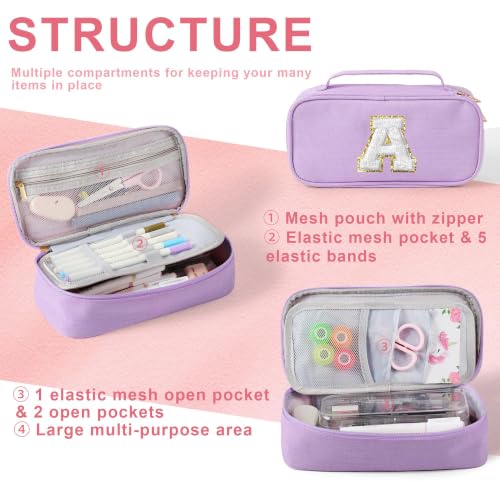 Image of YOOLIFE Initial Bag, Birthday Gifts, Purple (E)