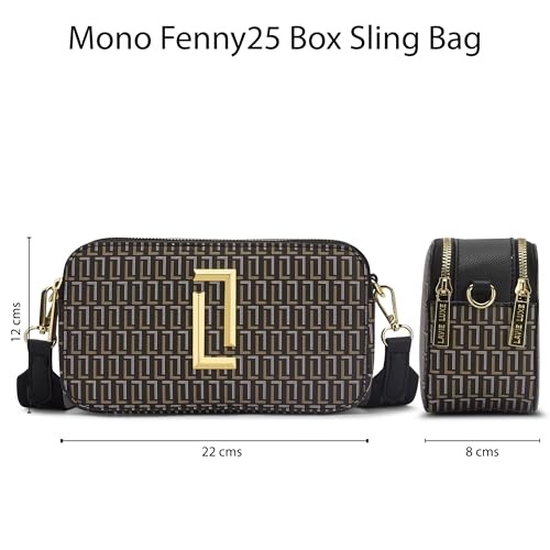 Image of Lavie Luxe Women's Mono Fenny Crossbody Sling Bag | Ladies Purse Handbag | Gift for Women