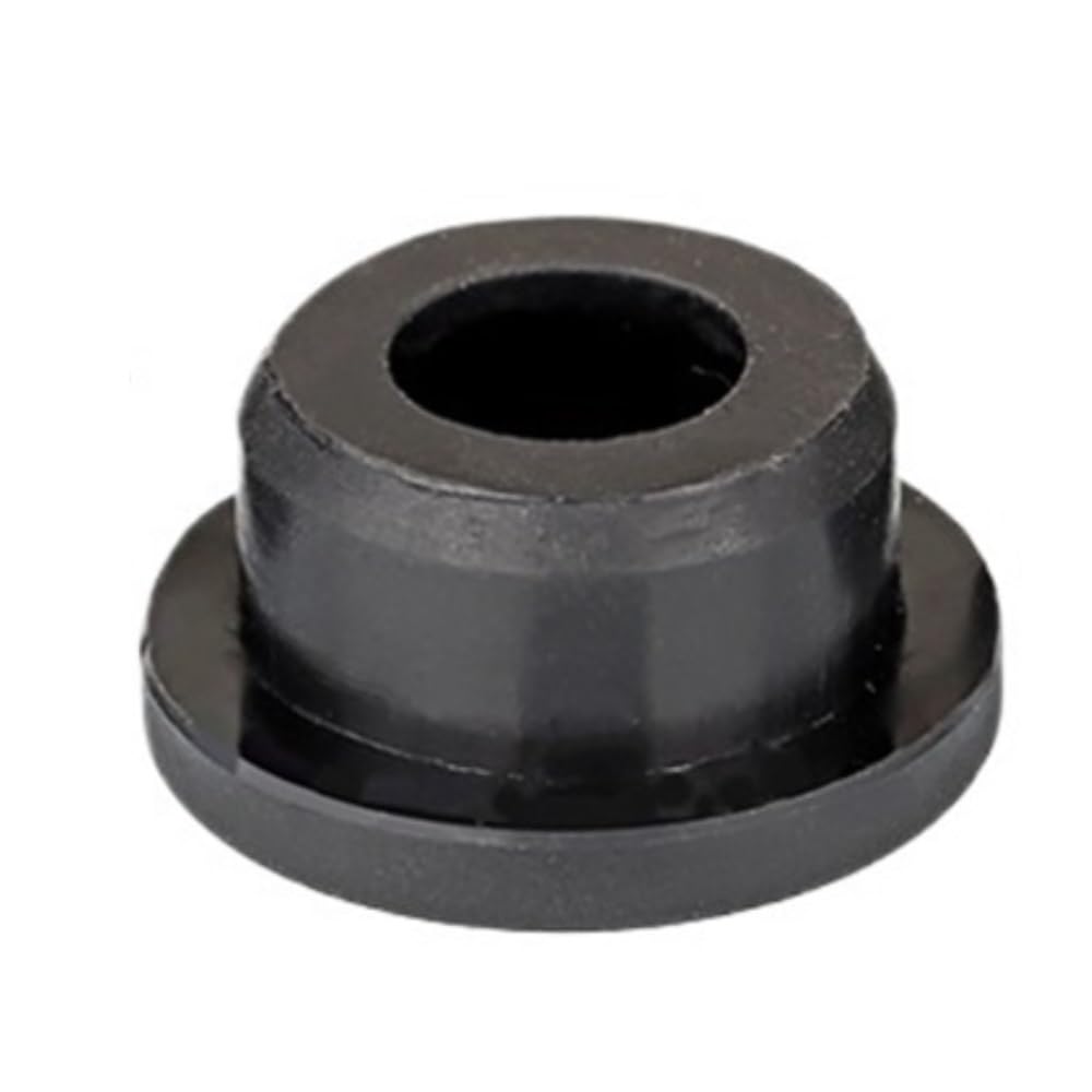 2pcs Hollow T Type Plugs, Reusable Silicone Rubber Round Hole Caps Sealing Plugs for Dust Prevention(Black,20mm)
