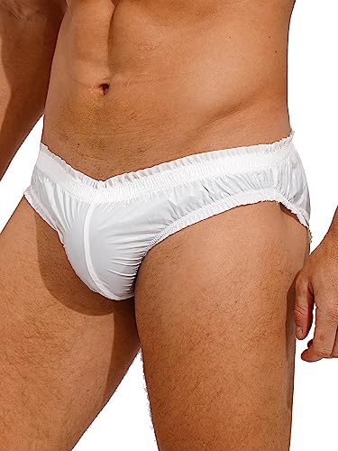 Men's PVC Wetlook Bikini Swimwear Board Surf Short Trunks Contour Pouch Tangas Swimsuit2