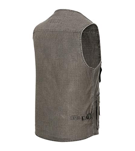 Image of Mens Outdoor Fishing Vest Safari Travel Photography Vests Jacket Multi Pocket