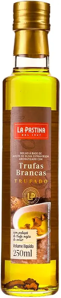Azeite de oliva extravirgem aromatizado com trufas brancas La Pastina 250 ml