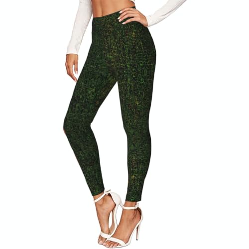 Leggings para mujer con estampado matemático pantalones de gimnasio y senderismo tacto suave