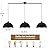 MIAYBPH Pendant Lights Kitchen Island, 3-Pack Dome Pendant Light Fixtures with Black and Gold Finish Farmhouse Industrial Hanging Pendant Light for Dining Room Restaurant Cafe Entryway