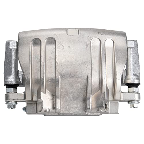 Image of TRQ Front Driver and Passenger Side Brake Caliper Set Caliper Brackets Compatible with 05-11 Chrysler 300 with Dual Piston Calipers without Brembo Brake Calipers
