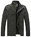 WenVen Men's Winter Military Style Air Force Jacket (Army Green, US Size M)