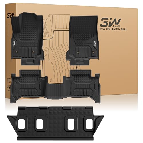 Image of 3W Floor Mats for Toyota 4Runner Gas 2025-2027 SR5 /TRD /Limited