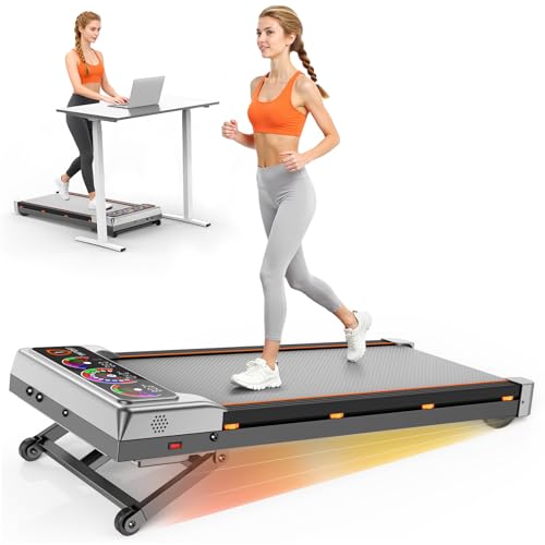 Walking Pad Treadmill with 15% 12-Level Auto Incline & UI Screen, Trisomy 3.5HP Foldable Under Desk...