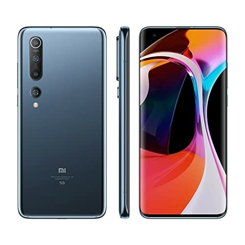 Mi 10 Smartphone Teléfono 8GB 256GB Conectividad 5G líder y Rendimiento 90Hz 6.67' DotDisplay 108MP cámara cuádruple 4780mAh Gris crepuscular