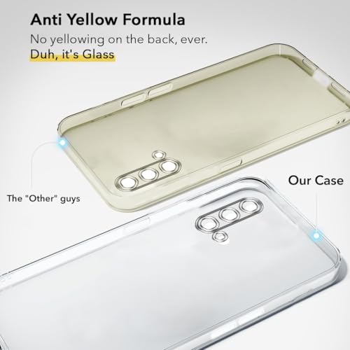 Image of Jkobi Lifetime Anti-Yellow Clear Back Case Cover for OnePlus Nord CE 5G (Sleek Hard Crystal | Shockproof and Camera Protection)