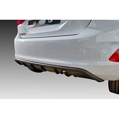 Difusor Ford Fiesta VIII parachoques trasero Motordrome K158-002 spoiler faldón ABS 2017