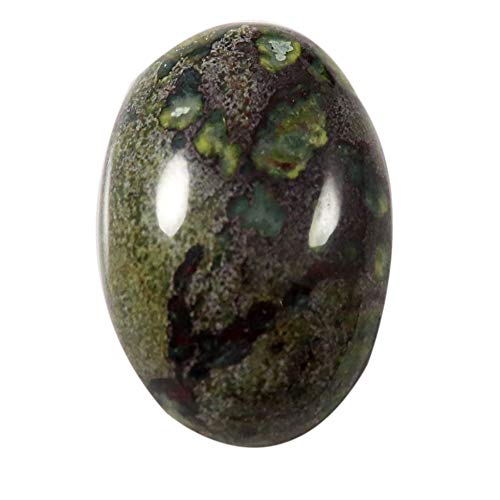 Jaspe sanguin de dragon ovale cabochon 35,55 ct cadeau idéal pour passionné minéraux