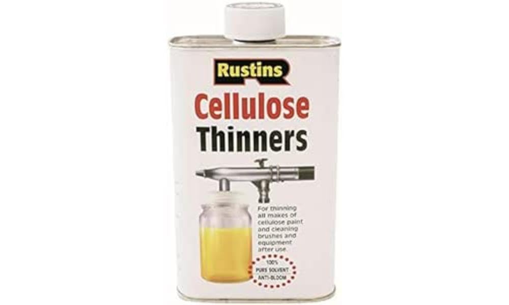 Cellulose Paint Thinners Rustins 1 Litre Also Ideal for Cleaning Spray Gun Brush