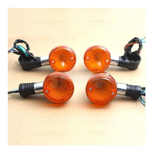 Feux arrière de moto et clignotants pour Shadow 750 en virée nocturne