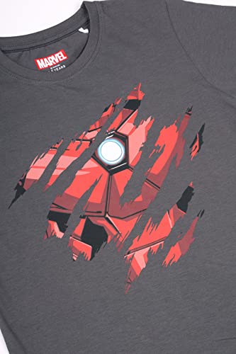 Image of Nap Chief Unisex Kid's Marvel Avengers T- Shirt for Kids | Regular Fit Cotton T Shirt for Boys & Girls Casual Wear