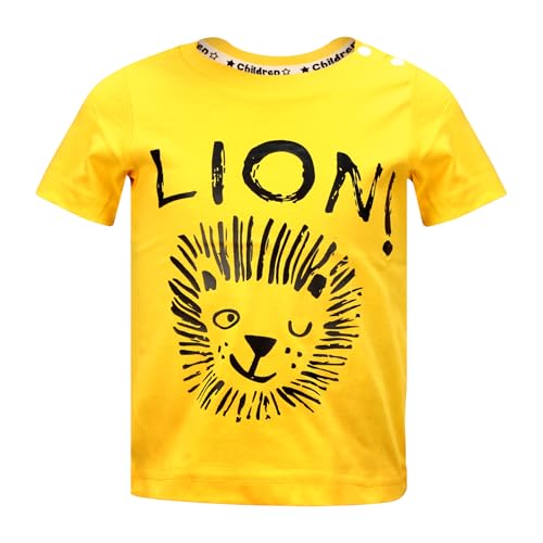 Image of DEEKEY Toddler Boys Shirts Short-Sleeve Little Kids t Shirts Boys' Tops, Tees & Shirts Graphic TEE Age for 2-7 Years 4-Pack