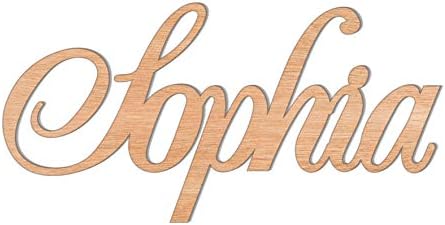 Wood Name Sign 8 - 60 inch, Custom Name Wooden Sign, Wedding Sign, Custom Last Name Sign, Baby Name Sign, Name Sign for Boy or Girl, Photo Zone Sign (Sign-4)