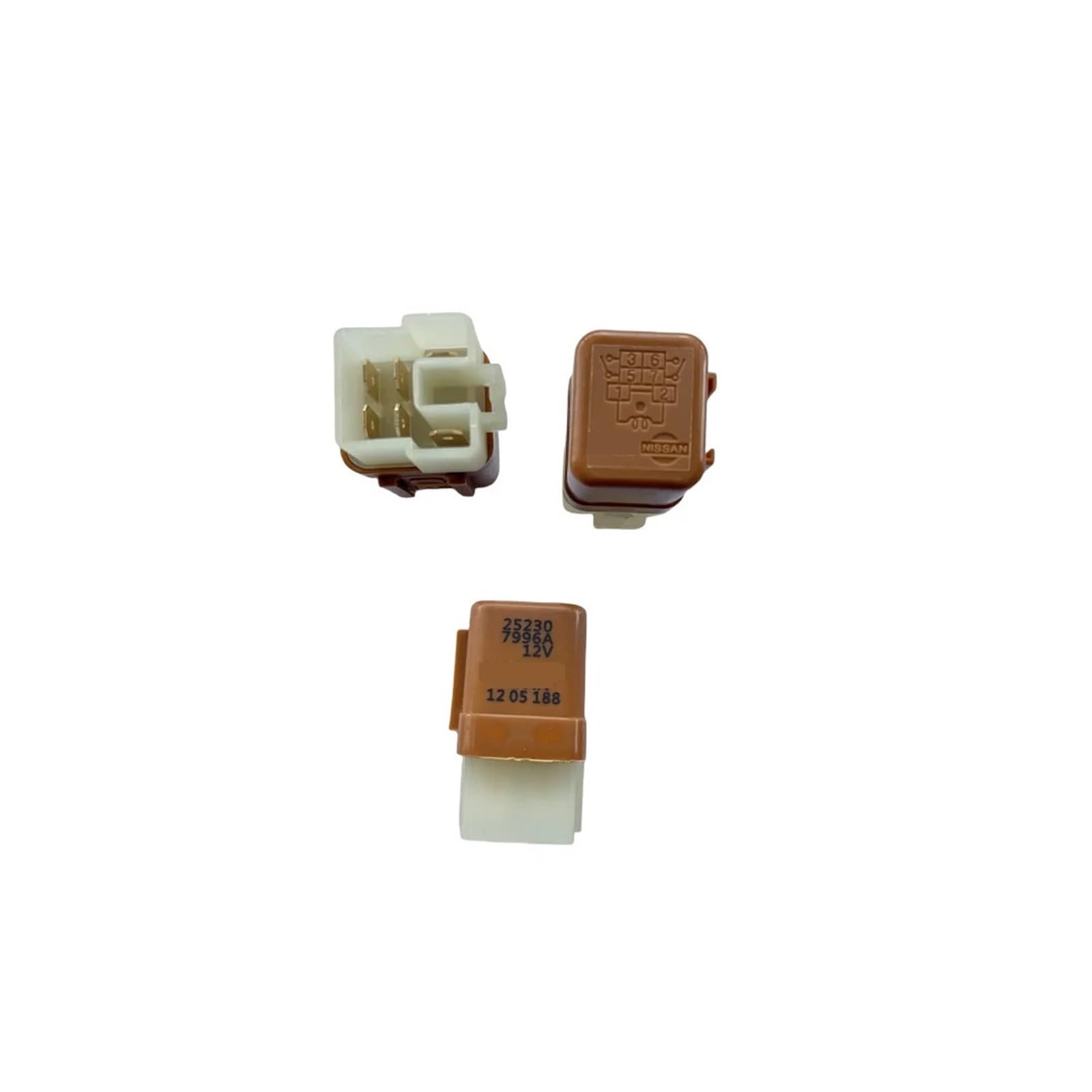 Relais 6 broches 12V 25230-7996A pour circuit auto