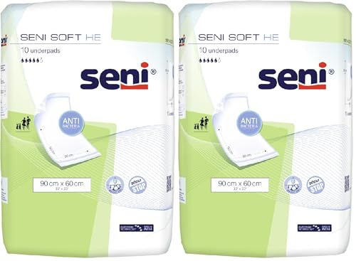 Image of Seni Soft He Underpads 90X60 cm-10 Pieces (Pack of 2)