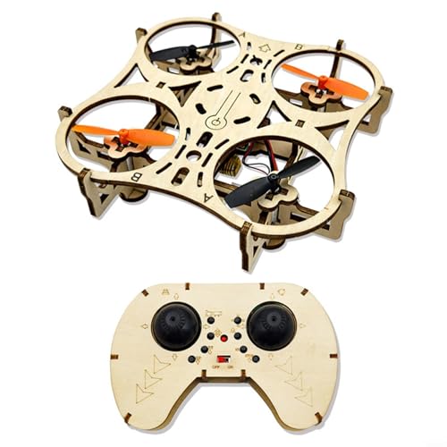 EffiFish Kit quadricottero fai da te in legno con luci