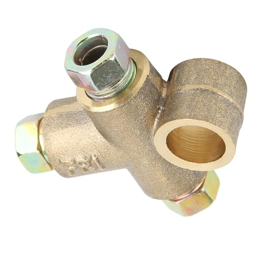 Bremsleitungs-T-Stücke, Verteilerrohr, T-Stück, 10-mm-Anschlussstück, 3-Wege-Verteiler, Block de Cobre Para Nos, Umgekehrte Bördelung, M10-Gewinde für 1,0 Raulic-Bruch H36753