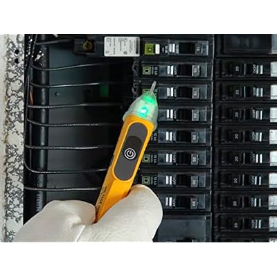 Ideal Single Range 50-600V Non-Contact Voltage Tester CAT IV 600V AC NCVT with LED Voltage Indicator, Audible & Visual Alerts, Auto Power-Off, Low Battery Alert Professional Electrician & DIY Tool