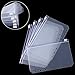 Yaomiao 15 Packs A6 Binder Pockets 6 Holes Budget Cash Envelopes Clear Zipper Folders Loose Leaf Bags Waterproof PVC Document Pouch Filing Bags Loose Leaf Bags for 6 Ring Binder