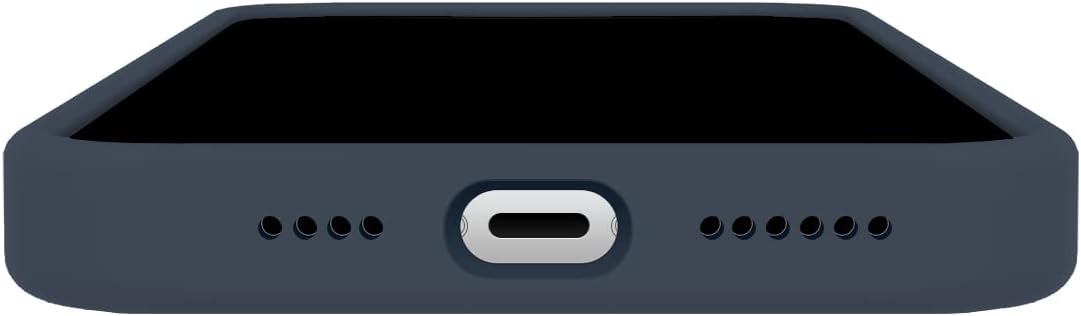 Buff iPhone 15 ile Uyumlu Rubber Fit Kılıf, Silikon Kılıf, İpeksi Dokunuş Hisli, Tam Koruyuculu Darbe Önleyici Kapak (Fırtına Mavisi)