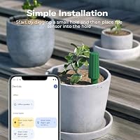 THIRDREALITY Smart Soil Moisture Sensor Gen2, Zigbee hub Needed, Enhanced Signal Stability, Capacitive Moisture Monitoring, Garden Planting, Compatible with Hubitat, SmartThings, Home Assistant, Alexa – Ansicht 9