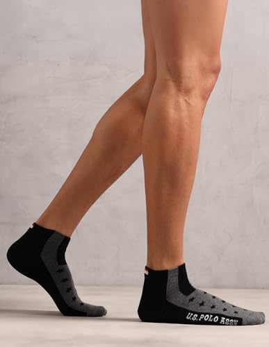Image of U.S. POLO ASSN. Men's ES011 Stretch Ankle Length Socks - Pack Of 3