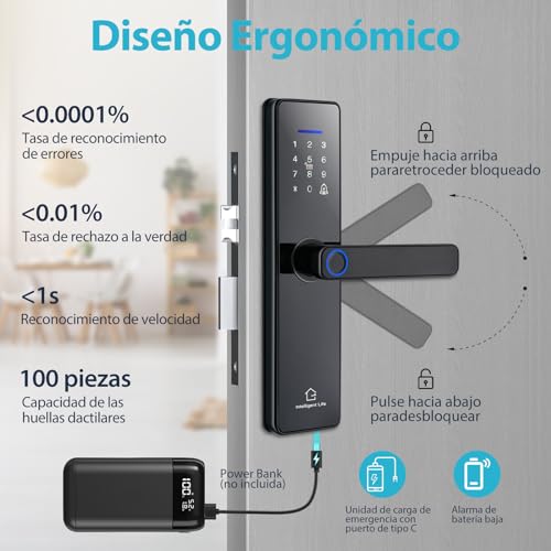 La Mejor review de Cerraduras inteligentes para Puertas del mes. 27 Imagen adicional