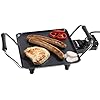 Bestron ektrische Grillplaat, Teppanyaki Tafelgrill met antiaanbaklaag, 1000W, zwart