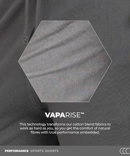 Image of TEGO Revive Shorts | Soft Stretch Recovery Shorts | Slim Fit | VAPArise Fabric | Training, Travel & Lounge Wear | Men's Gym Shorts