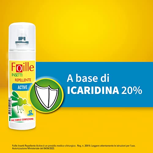 Foille Insetti Repellente Active con Icaridina al